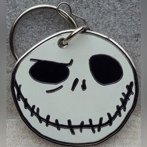 Disney's Jack Skellington Metal Key Chain - 2010 Nightmare Before Christmas
